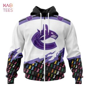 BEST NHL Vancouver Canucks, Specialized Kits In OCTOBER WE STAND TOGETHER WE CAN BEAT CANCER