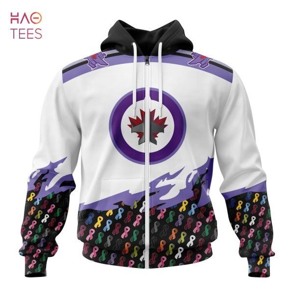 BEST NHL Winnipeg Jets, Specialized Kits In OCTOBER WE STAND TOGETHER WE CAN BEAT CANCER