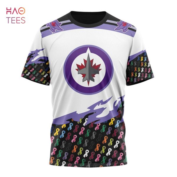 BEST NHL Winnipeg Jets, Specialized Kits In OCTOBER WE STAND TOGETHER WE CAN BEAT CANCER