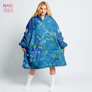 BEST Personalized AFL Detroit Lions Oodie, Flanket, Blanket Hoodie, Snuggie
