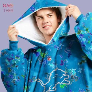 BEST Personalized AFL Detroit Lions Oodie, Flanket, Blanket Hoodie, Snuggie