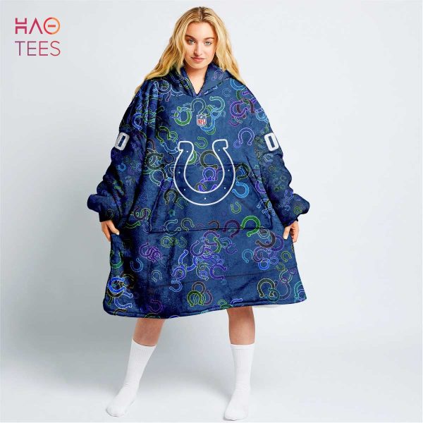 BEST Personalized AFL Indianapolis Colts Oodie, Flanket, Blanket Hoodie, Snuggie