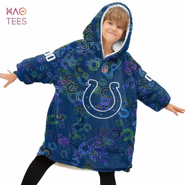 BEST Personalized AFL Indianapolis Colts Oodie, Flanket, Blanket Hoodie, Snuggie