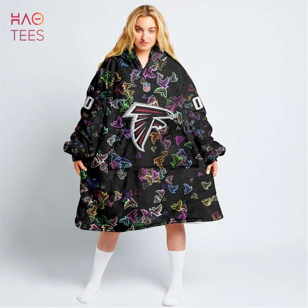 BEST Personalized NFL Atlanta Falcons Oodie, Flanket, Blanket Hoodie, Snuggie