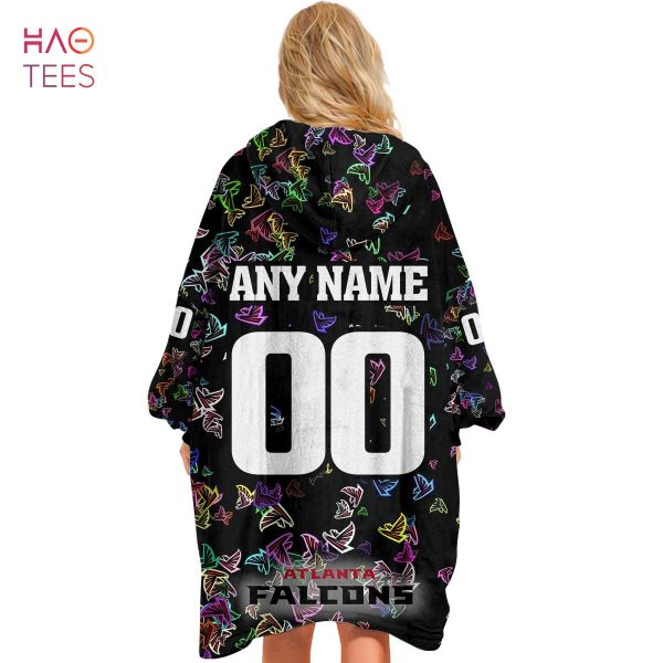 BEST Personalized NFL Atlanta Falcons Oodie, Flanket, Blanket Hoodie, Snuggie