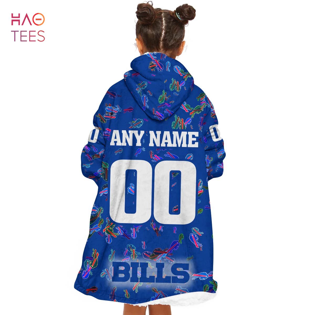 BEST Personalized NFL Buffalo Bills Oodie, Flanket, Blanket Hoodie, Snuggie