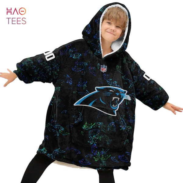 BEST Personalized NFL Carolina Panthers Oodie, Flanket, Blanket Hoodie, Snuggie