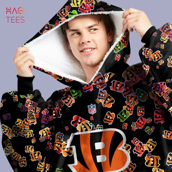 BEST Personalized NFL Cincinnati Bengals Oodie, Flanket, Blanket Hoodie, Snuggie