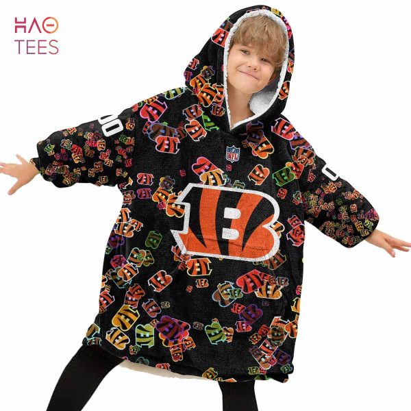 BEST Personalized NFL Cincinnati Bengals Oodie, Flanket, Blanket Hoodie, Snuggie