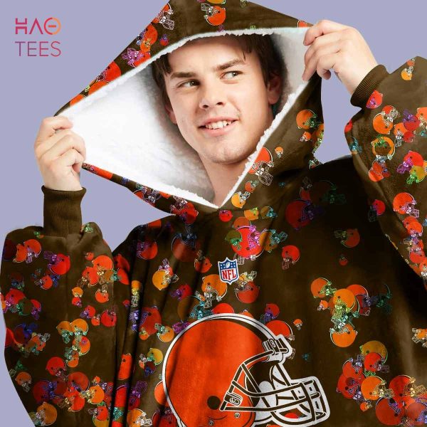 BEST Personalized NFL Cleveland Browns Oodie, Flanket, Blanket Hoodie, Snuggie