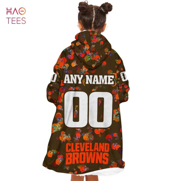 BEST Personalized NFL Cleveland Browns Oodie, Flanket, Blanket Hoodie, Snuggie
