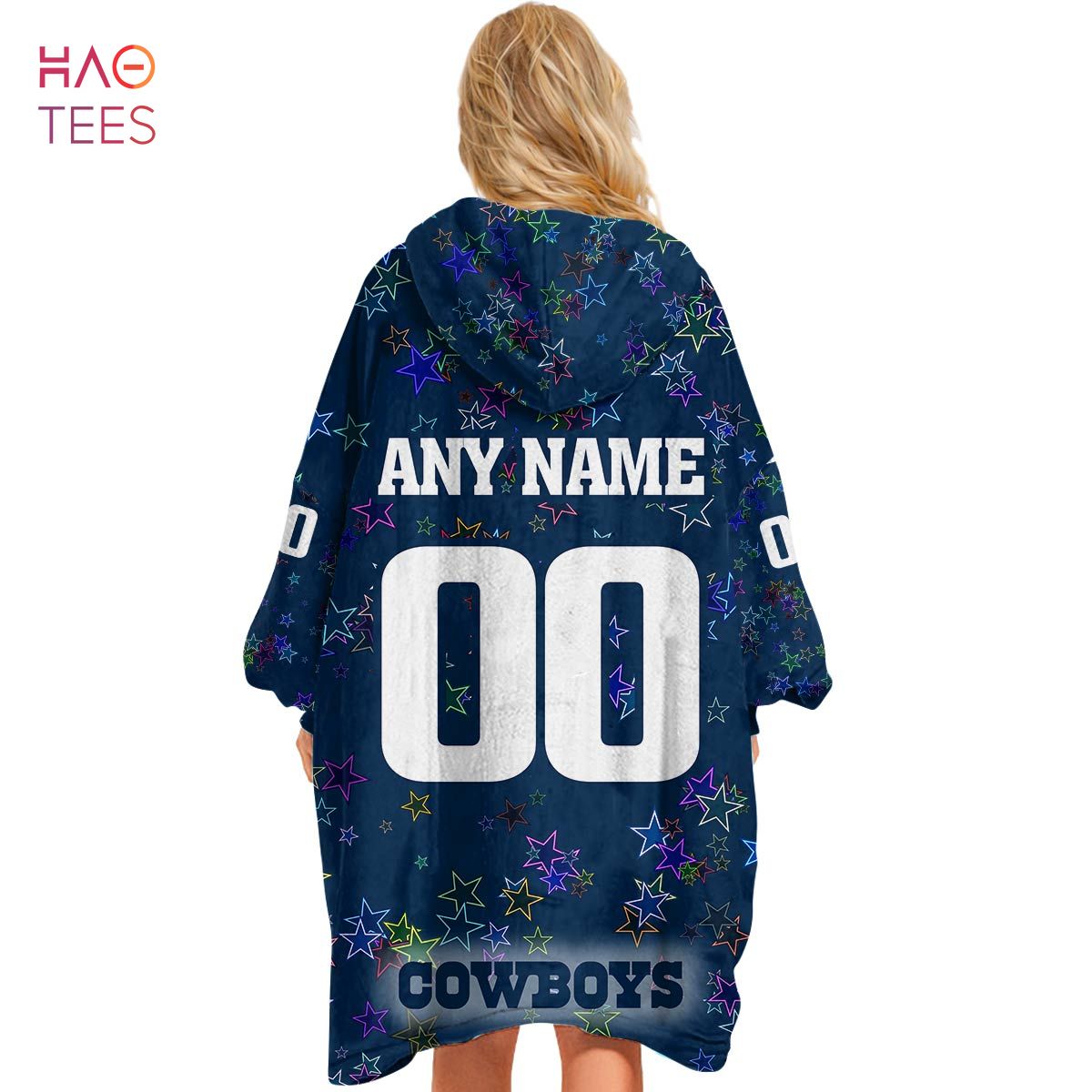BEST Personalized NFL Dallas Cowboys Oodie, Flanket, Blanket Hoodie, Snuggie