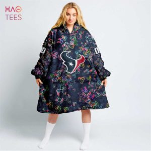 BEST Personalized NFL Houston Texans Oodie, Flanket, Blanket Hoodie, Snuggie
