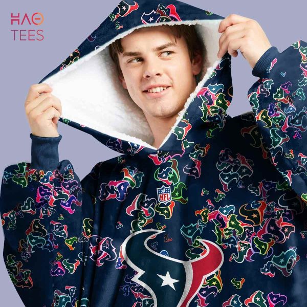 BEST Personalized NFL Houston Texans Oodie, Flanket, Blanket Hoodie, Snuggie