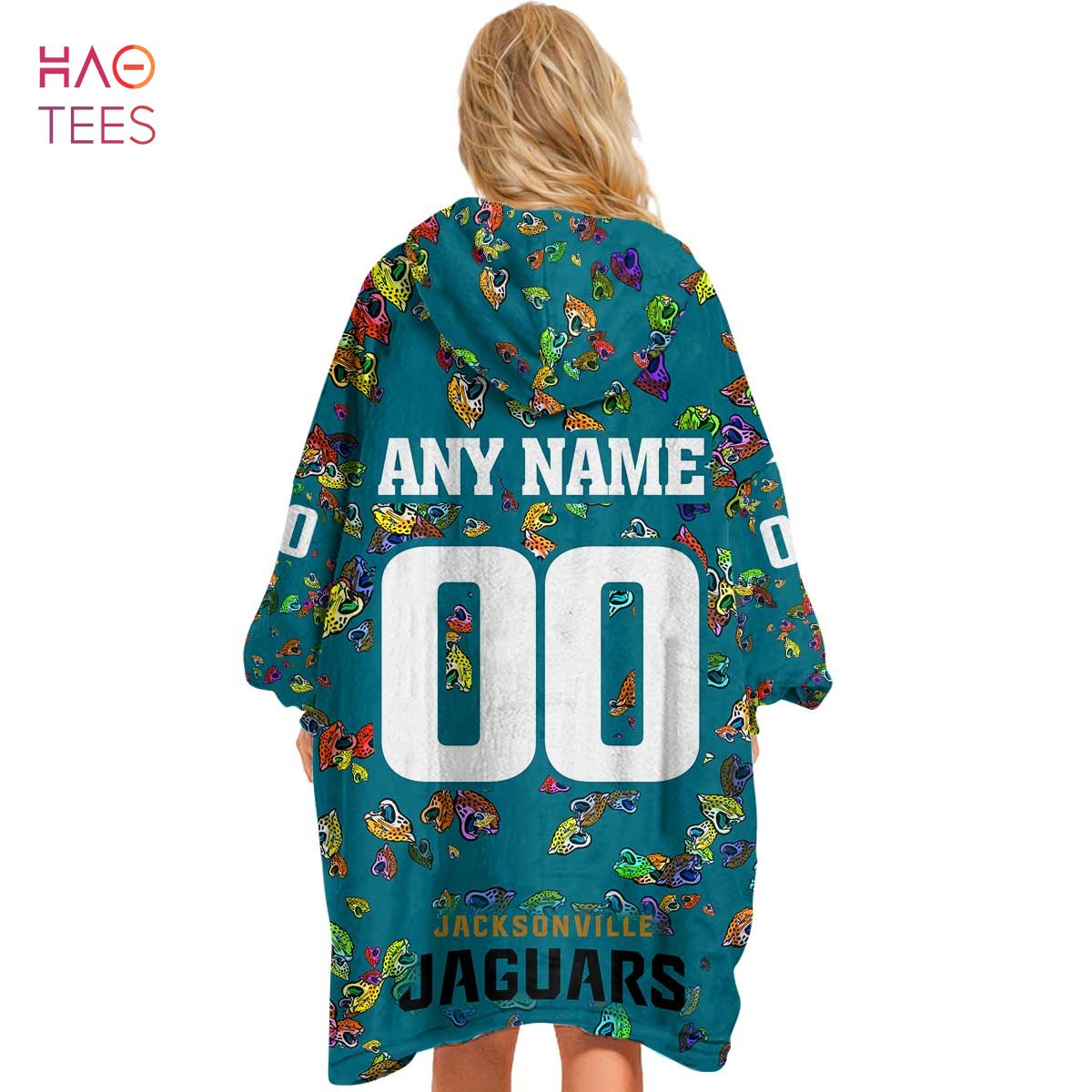 BEST Personalized NFL Jacksonville Jaguars Oodie, Flanket, Blanket Hoodie, Snuggie