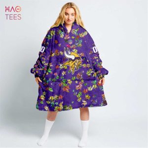 BEST Personalized NFL Minnesota Vikings Oodie, Flanket, Blanket Hoodie, Snuggie