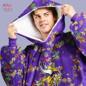 BEST Personalized NFL Minnesota Vikings Oodie, Flanket, Blanket Hoodie, Snuggie
