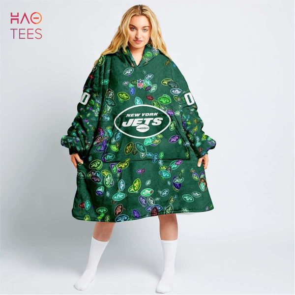 BEST Personalized NFL New York Jets Oodie, Flanket, Blanket Hoodie, Snuggie