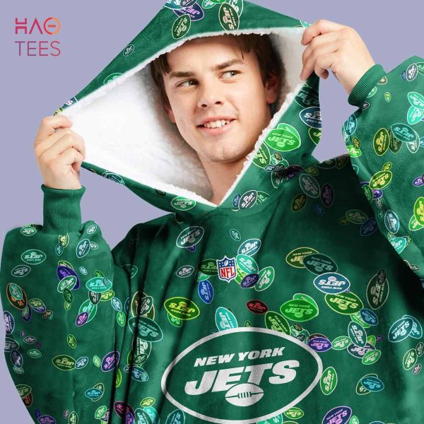 BEST Personalized NFL New York Jets Oodie, Flanket, Blanket Hoodie, Snuggie