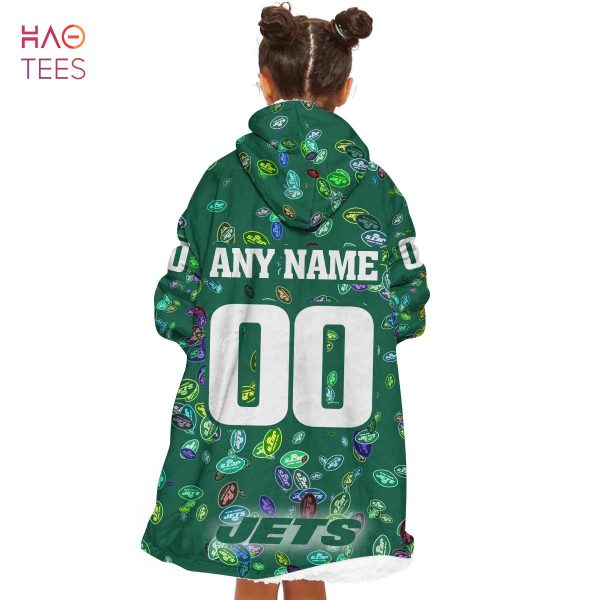 BEST Personalized NFL New York Jets Oodie, Flanket, Blanket Hoodie, Snuggie
