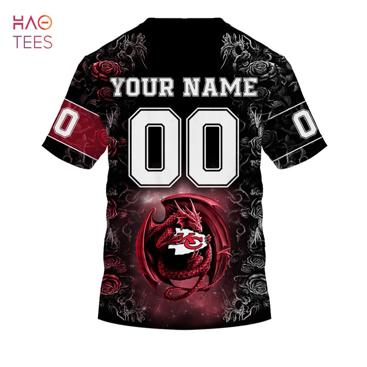 BEST Personalized NFL Rose Dragon Kansas City Chiefs Hoodie BEST Personalized NFL Rose Dragon Kansas City Chiefs Hoodie