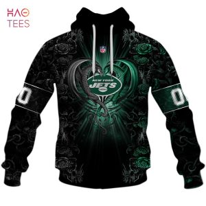 BEST Personalized NFL Rose Dragon New York Jets Hoodie