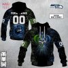 BEST Personalized NFL Rose Dragon Seattle Seahawks Hoodie