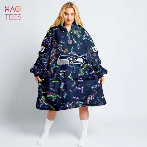 BEST Personalized NFL Seattle Seahawks Oodie, Flanket, Blanket Hoodie, Snuggie