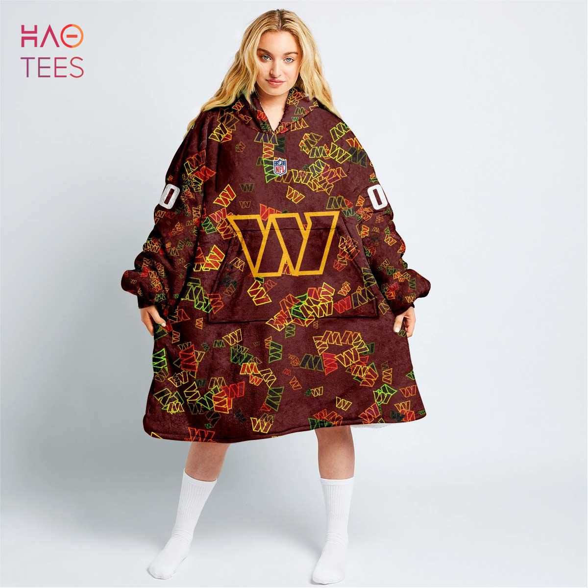 BEST Personalized NFL Washington Commanders Oodie, Flanket, Blanket Hoodie, Snuggie BEST Personalized NFL Washington Commanders Oodie, Flanket, Blanket Hoodie, Snuggie