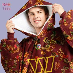 BEST Personalized NFL Washington Commanders Oodie, Flanket, Blanket Hoodie, Snuggie