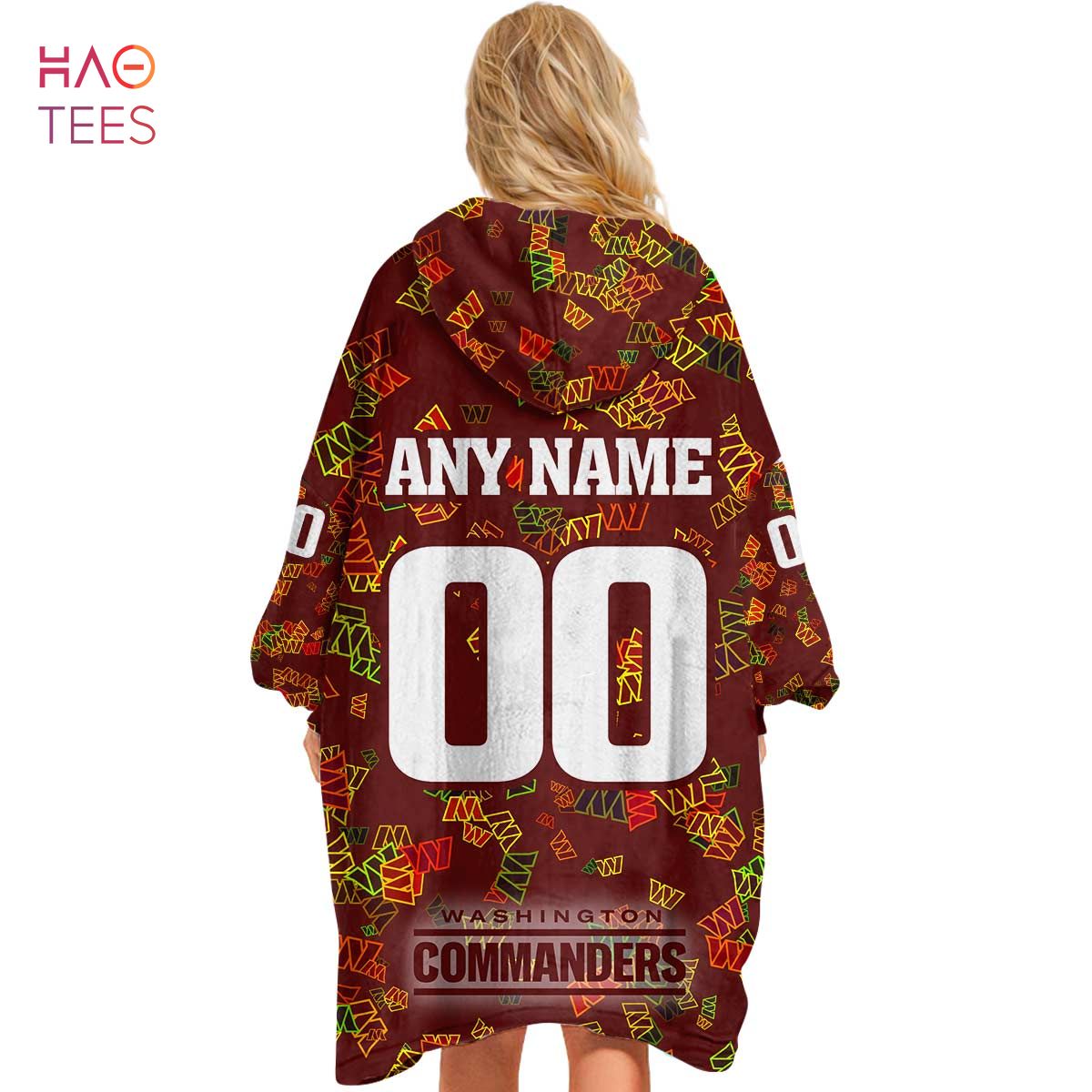 BEST Personalized NFL Washington Commanders Oodie, Flanket, Blanket Hoodie, Snuggie BEST Personalized NFL Washington Commanders Oodie, Flanket, Blanket Hoodie, Snuggie