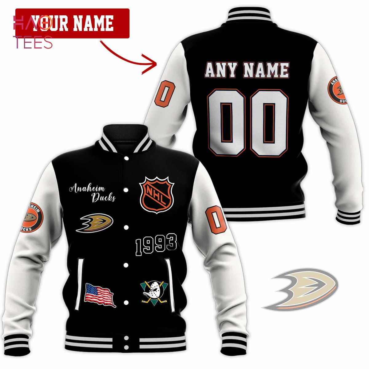 BEST Baseball Jacket Anaheim Ducks Limited Edition