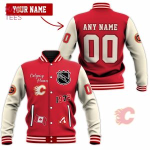 BEST Baseball Jacket Calgary Flames Limited Edition BEST Baseball Jacket Calgary Flames Limited Edition