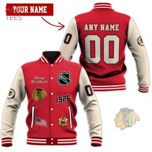 BEST Baseball Jacket Chicago Blackhawks Limited Edition BEST Baseball Jacket Chicago Blackhawks Limited Edition