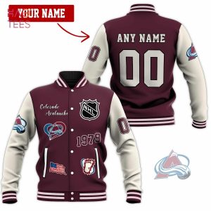 BEST Baseball Jacket Colorado Avalanche Limited Edition BEST Baseball Jacket Colorado Avalanche Limited Edition