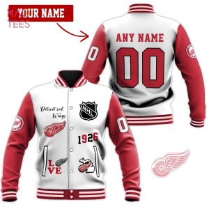 BEST Baseball Jacket Detroit Red Wings Limited Edition BEST Baseball Jacket Detroit Red Wings Limited Edition