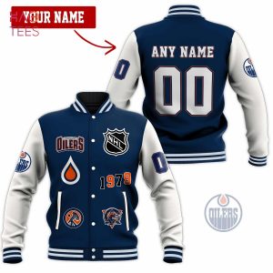 BEST Baseball Jacket Edmonton Oilers Limited Edition BEST Baseball Jacket Edmonton Oilers Limited Edition