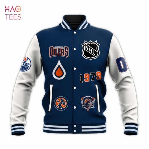BEST Baseball Jacket Edmonton Oilers Limited Edition