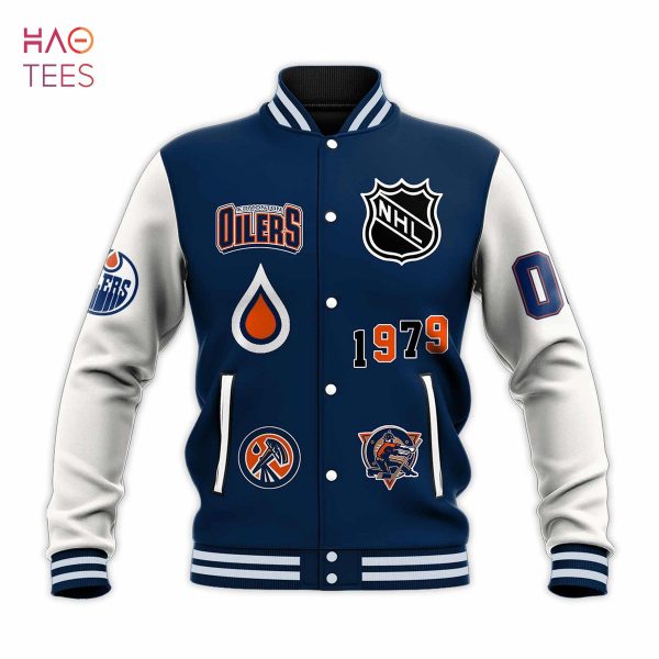 BEST Baseball Jacket Edmonton Oilers Limited Edition