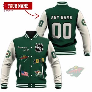BEST Baseball Jacket Minnesota Wild Limited Edition BEST Baseball Jacket Minnesota Wild Limited Edition