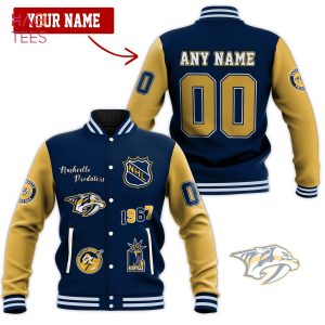 BEST Baseball Jacket Nashville Predators Limited Edition BEST Baseball Jacket Nashville Predators Limited Edition