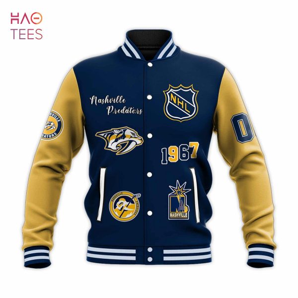 BEST Baseball Jacket Nashville Predators Limited Edition