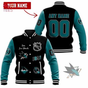 BEST Baseball Jacket San Jose Sharks Limited Edition BEST Baseball Jacket San Jose Sharks Limited Edition