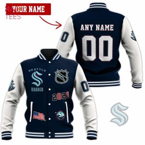 BEST Baseball Jacket Seattle Kraken Limited Edition BEST Baseball Jacket Seattle Kraken Limited Edition