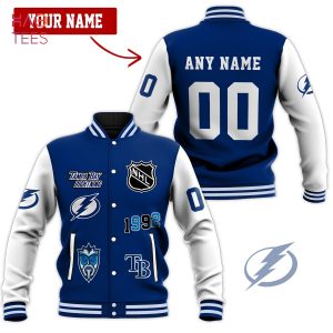 BEST Baseball Jacket Tampa Bay Lightning Limited Edition BEST Baseball Jacket Tampa Bay Lightning Limited Edition