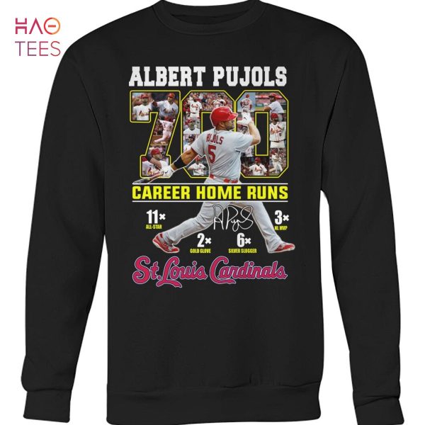 Albert Pujols Career Home Run St.Louis Cardinals Shirt
