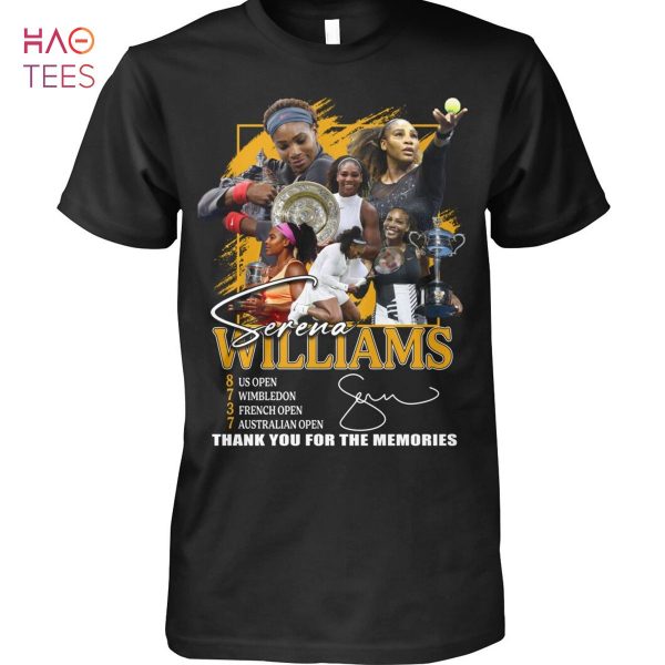 Serena Williams Thank You For The Memories Shirt Limited Edition