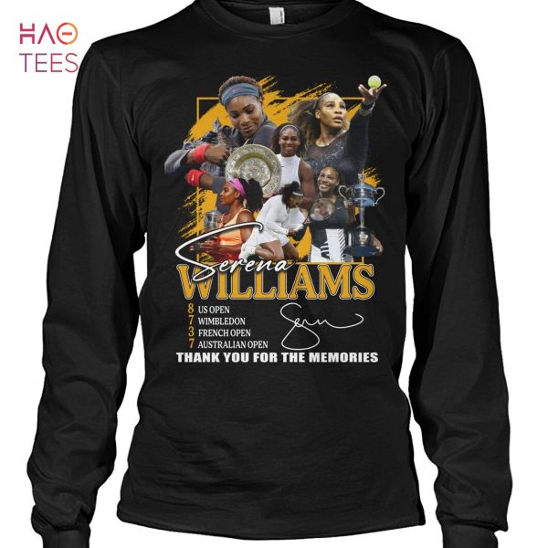Serena Williams Thank You For The Memories Shirt Limited Edition