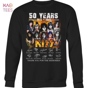 Official 50 Years 1973 2023 KISS Band Signatures Thank You For The Memories  Shirt - Teespix - Store Fashion LLC