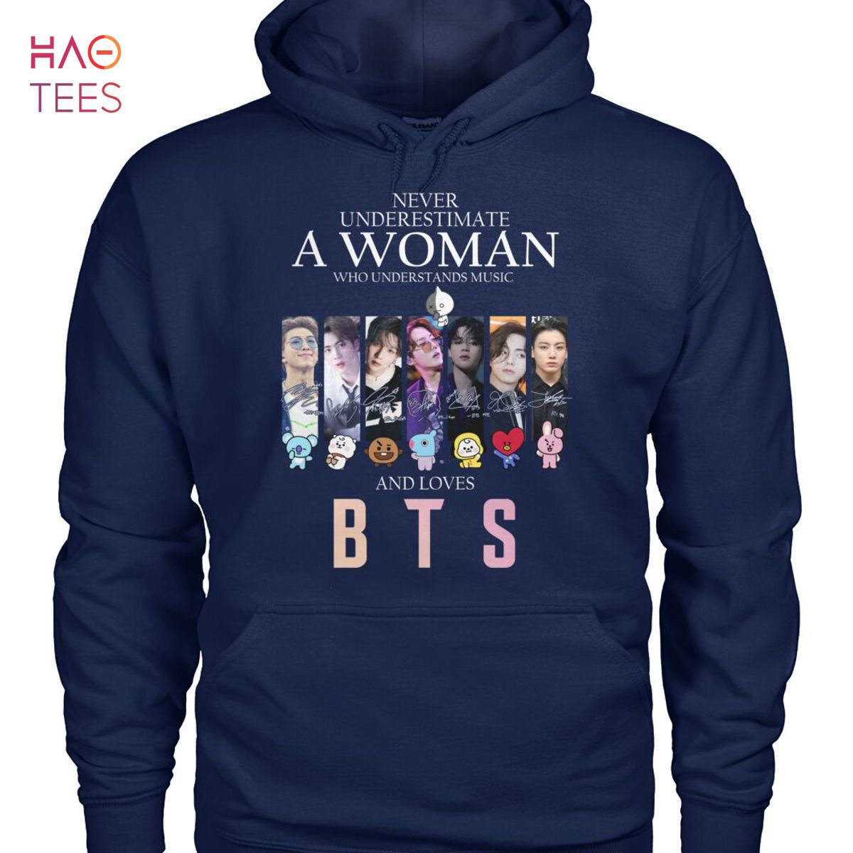 Never Underestimate A Woman BTS Shirt Limited Edition